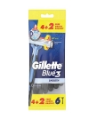 Immagine 1 di Gillette Blu3 4+2 conf. da 6 pezzi