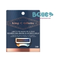 Immagine 0 di gillette king c ricambi x 4 per rasoio king