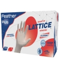 Immagine 1 di Guanti in lattice con polvere feather plus resistenti da 100 Pezzi