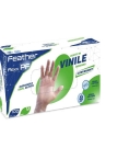 Immagine 1 di Guanti in vinile FEATHER 100 pezzi trasparenti extra resistenti