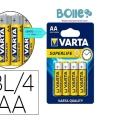 Immagine 1 di pile ministilo varta zinc-carbon AA alkaline da 4 pezzi