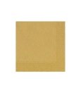 Immagine 1 di Tovaglioli 33 x 33 Colore ORO 2 veli 50 pezzi Okay