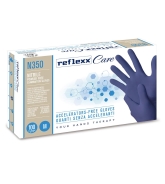 Reflexx Care n 350 guanti monouso in nitrile senza acceleranti in cofezione da 100 pz