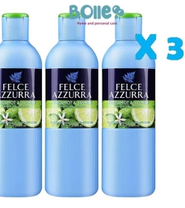 bagno schiuma felce azzurra fresco bergamotto e fiori di cedro 650 ml 3 pezzi