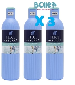 bagno schiuma felce azzurra sali marini 650 ml 3 pezzi