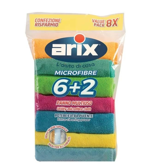 Immagine 1 di Arix Panni Microfibra Multiuso 8 pz