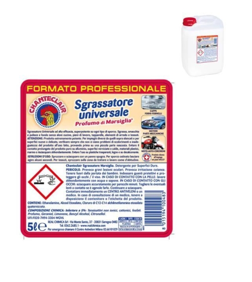 Immagine 1 di Chanteclair Sgrassatore Marsiglia 5 LITRI Tanica Professionale