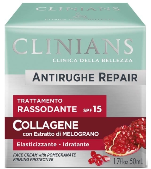 Immagine 0 di Clinians Antirughe Repair Rassodante SPF15 Collagene Melograno 50 ML