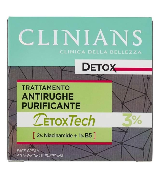 Immagine 1 di Clinians Crema Viso Antirughe Detox 50 ML