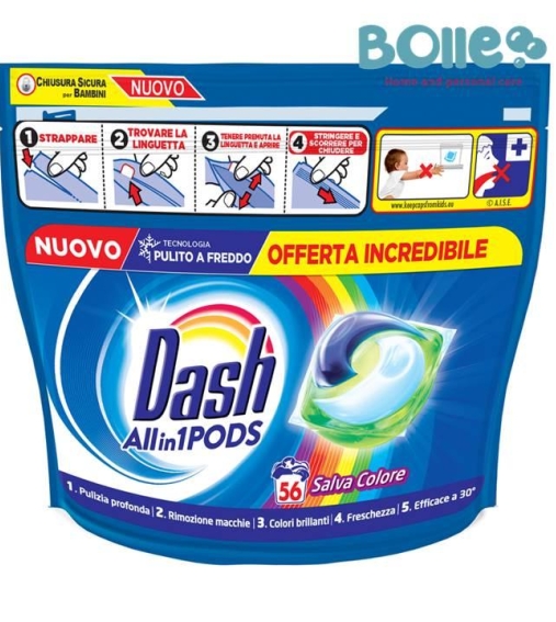 Immagine 1 di dash pods allin1 salvacolore 56 lavaggi