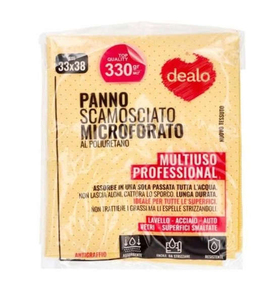 Immagine 1 di Dealo Panno Scamosciato Microforato Professionale 33x38 CM