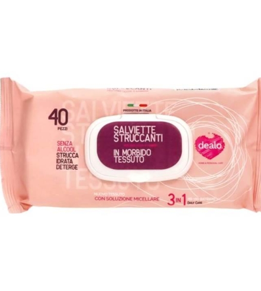 Immagine 0 di Dealo Salviettine Struccanti Acqua Micellare 40 PZ