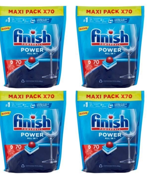 Immagine 1 di Finish 280 All In 1 Capsule Classic lavastoviglie Confezione Risparmio