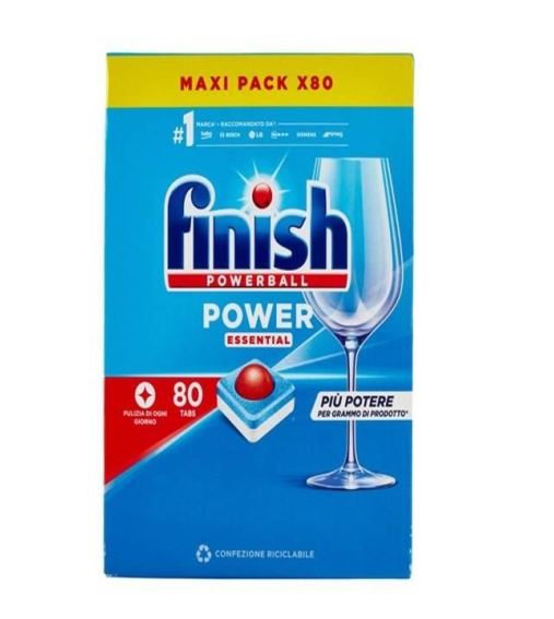 Immagine 1 di Finish Tabs 80 capsule Classic lavastoviglie