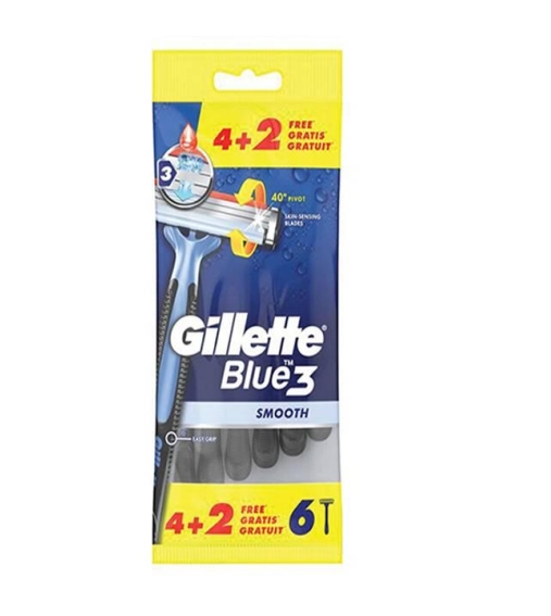 Immagine 1 di Gillette Blu3 4+2 conf. da 6 pezzi