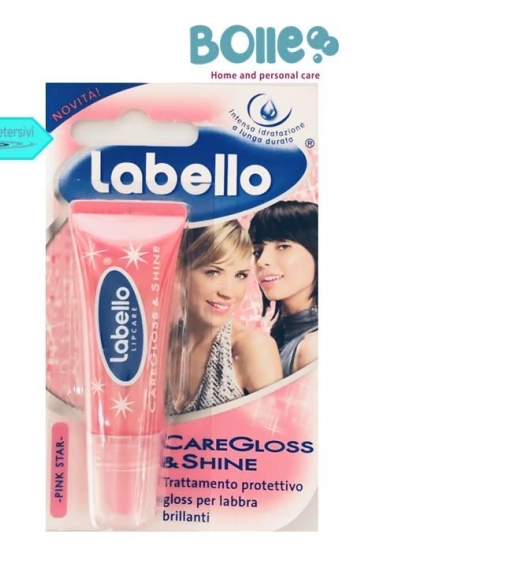 Immagine 1 di labello caregloss & shine pure natural trattamento protettivo gloss per labbra brillante