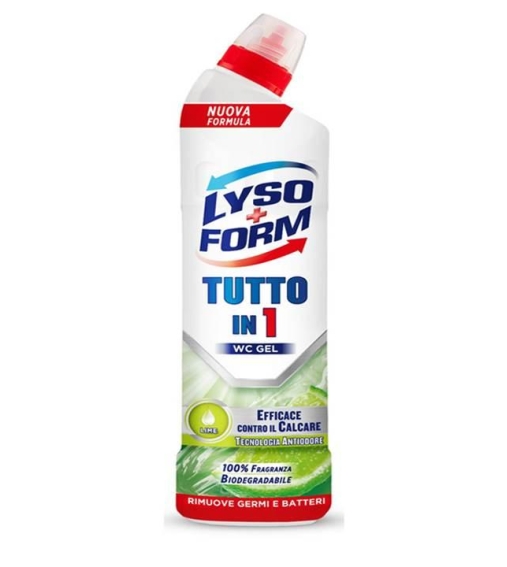 Immagine 1 di Lysoform Wc Gel Candeggina Tutto in 1 Lime 750 ML