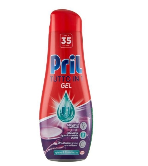 Immagine 1 di Pril tutto in 1 Gel 630 ml 35 lavaggi