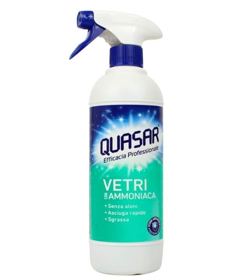 Immagine 1 di Quasar Vetri con Ammoniaca Spray 580 ML