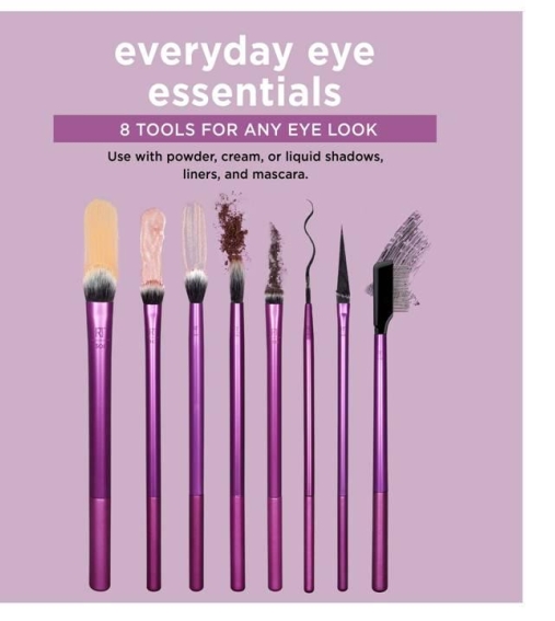 Immagine 1 di Real Techniques Everyday Eye Essentials set pennelli occhi professionali 8 pezzi