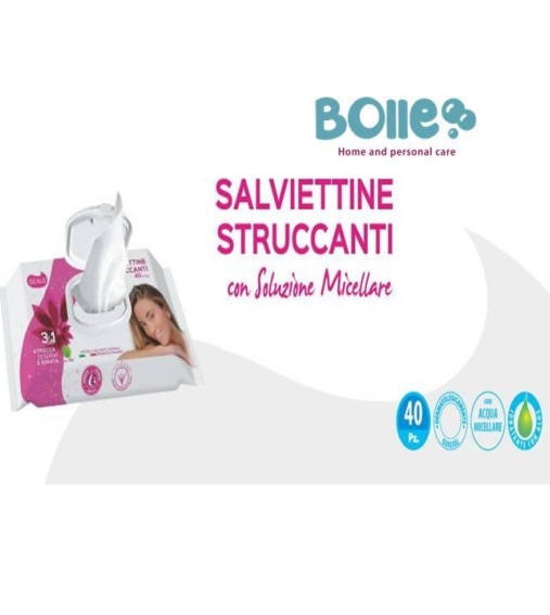 Immagine 2 di salviettine struccanti 40 pezzi dealo con soluzione micellare 3 pz