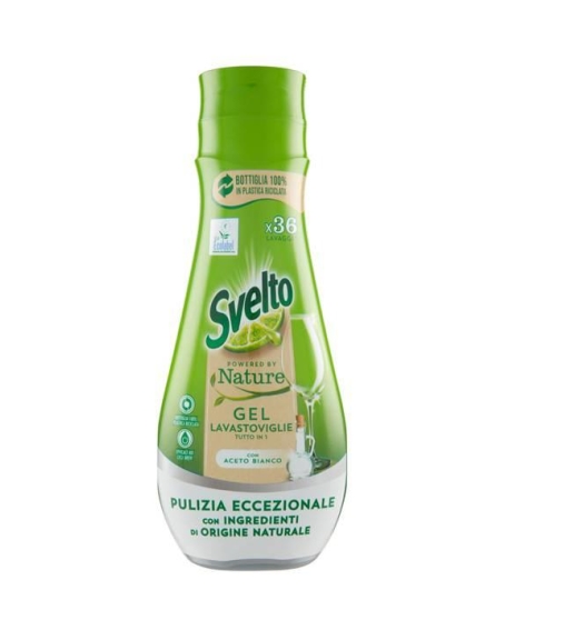 Immagine 0 di Svelto Gel Lavastoviglie Nature Aceto bianco tutto in 1 36 Lavaggi 640 ml