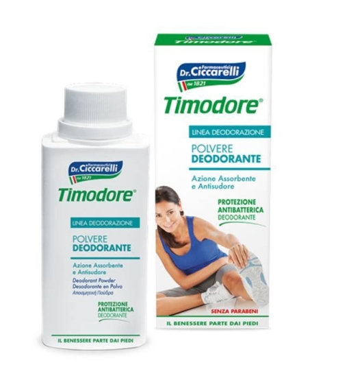 Immagine 1 di Timodore Polvere Deodorante Azione Assorbente e Antisudore 75 Grammi