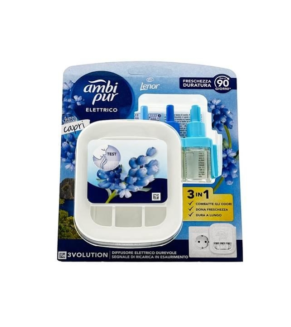 Ambipur 3 Volution Diffusore Elettrico + Ricarica Capri 20 ML