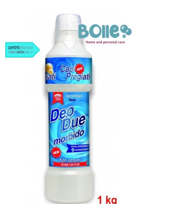 ammorbidente deodue fiori azzurri 1 lt