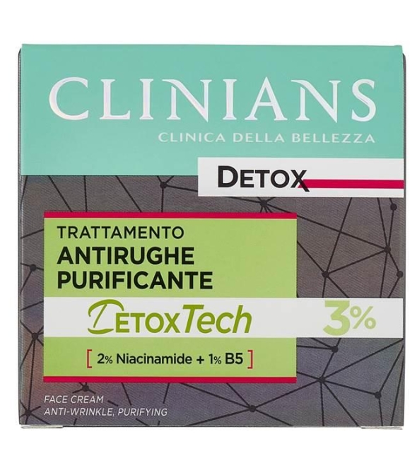 Clinians Crema Viso Antirughe Detox 50 ML