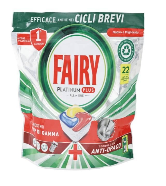 Fairy Platinuml Plus Tutto in uno 22 pastiglie