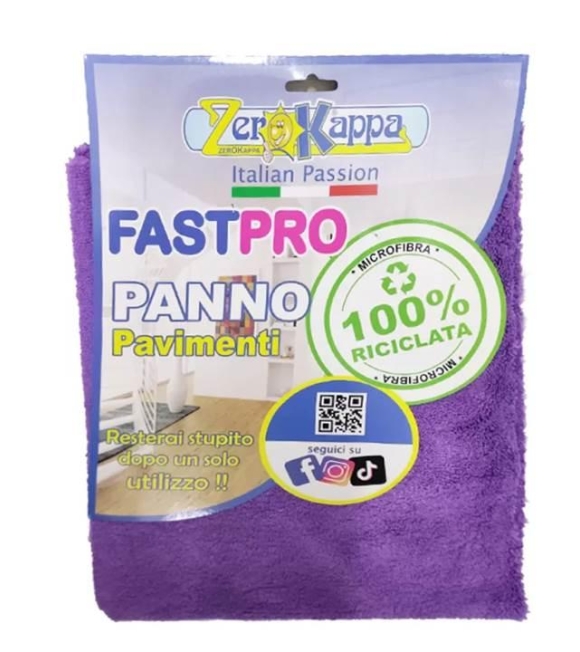 ZeroKappa Fastpro Panno Pavimenti in Microfibra 50x70 CM