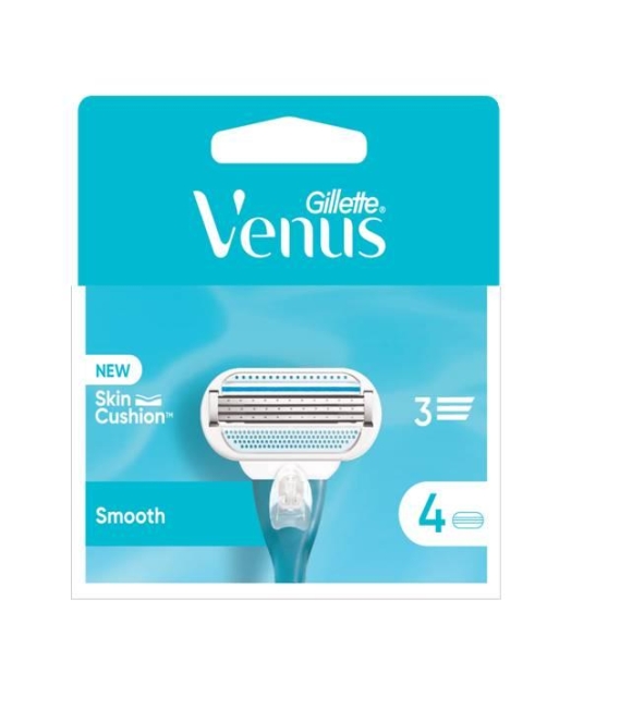 Gillette Venus lamette ricambi Smooth 3 lame da 4 pezzi
