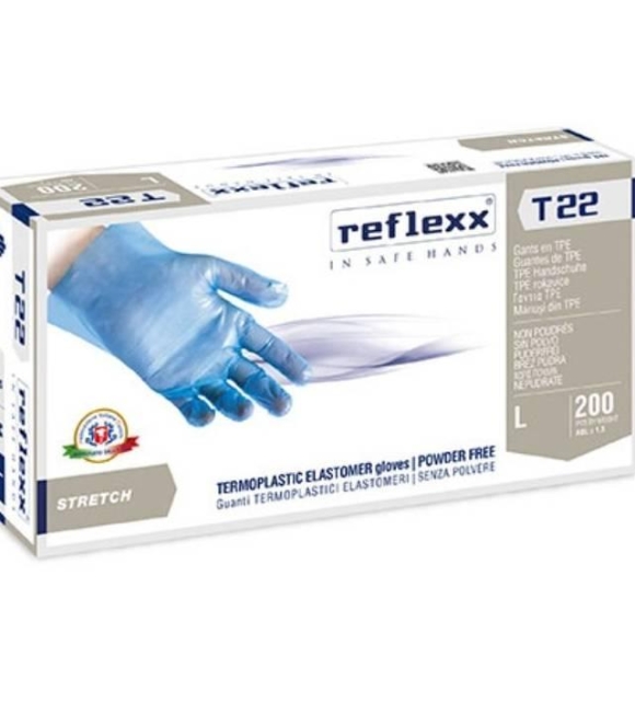 Guanti reflexx T22 200 Pezzi termoplastici