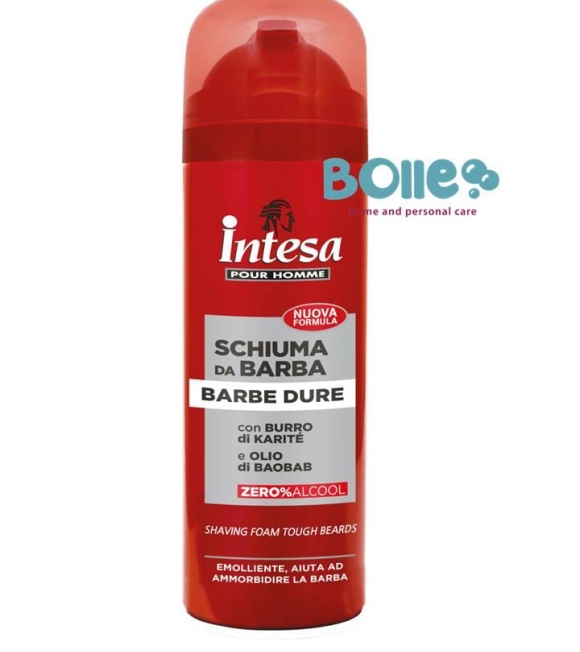 Intesa Schiuma da Barba Barbe Dure zero alcool 300 ml