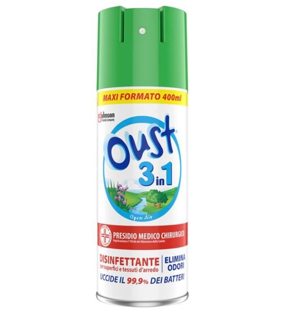 Oust 3in1 Disinfettante Elimina Odori 400 ML