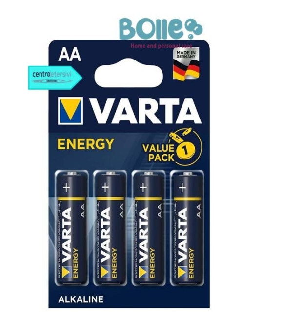 pile stilo varta energy AA alkaline da 4 pezzi