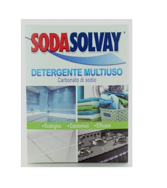 Soda Solvay Carbonato di Sodio Detergente Multiuso Kg. 1