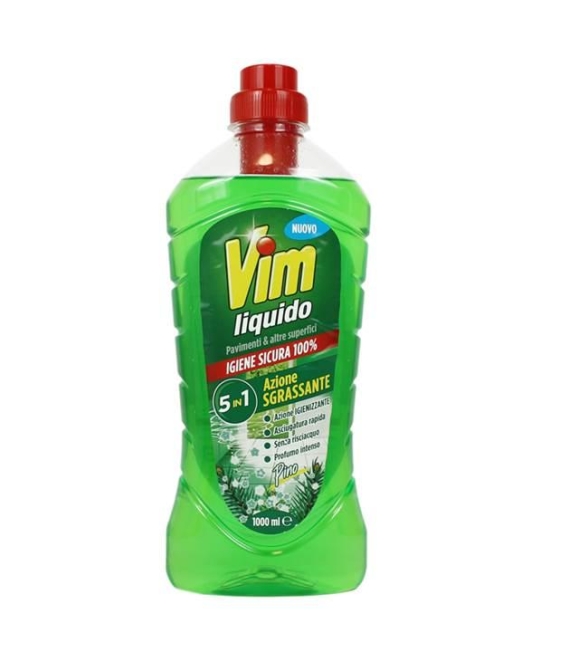 Vim Liquido Pavimenti & Altre Superfici 5in1 Sgrassante Pino 1000 ML