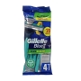 Gillette Blu II Plus Slalom rasoi da uomo conf. da 4 pezzi