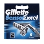 Gillette Sensor Excel x 5 ricambi